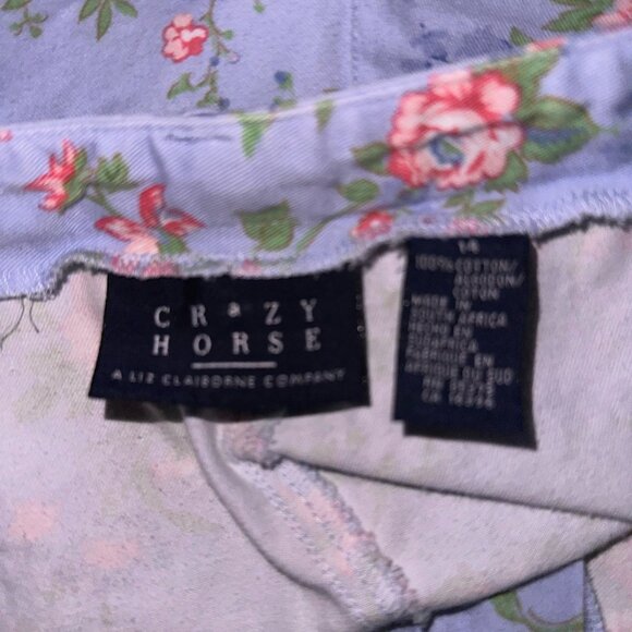 Like New Vintage Crazy Horse Liz Claiborne Capris 14 - Picture 4 of 4